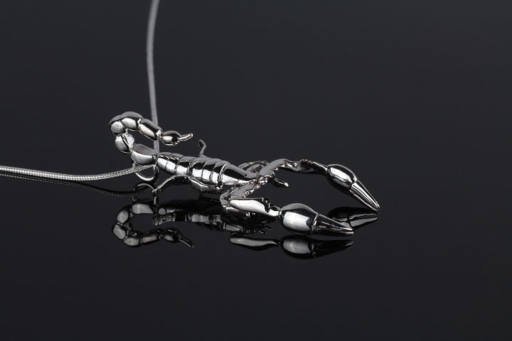 Sterling silver scorpion pendant